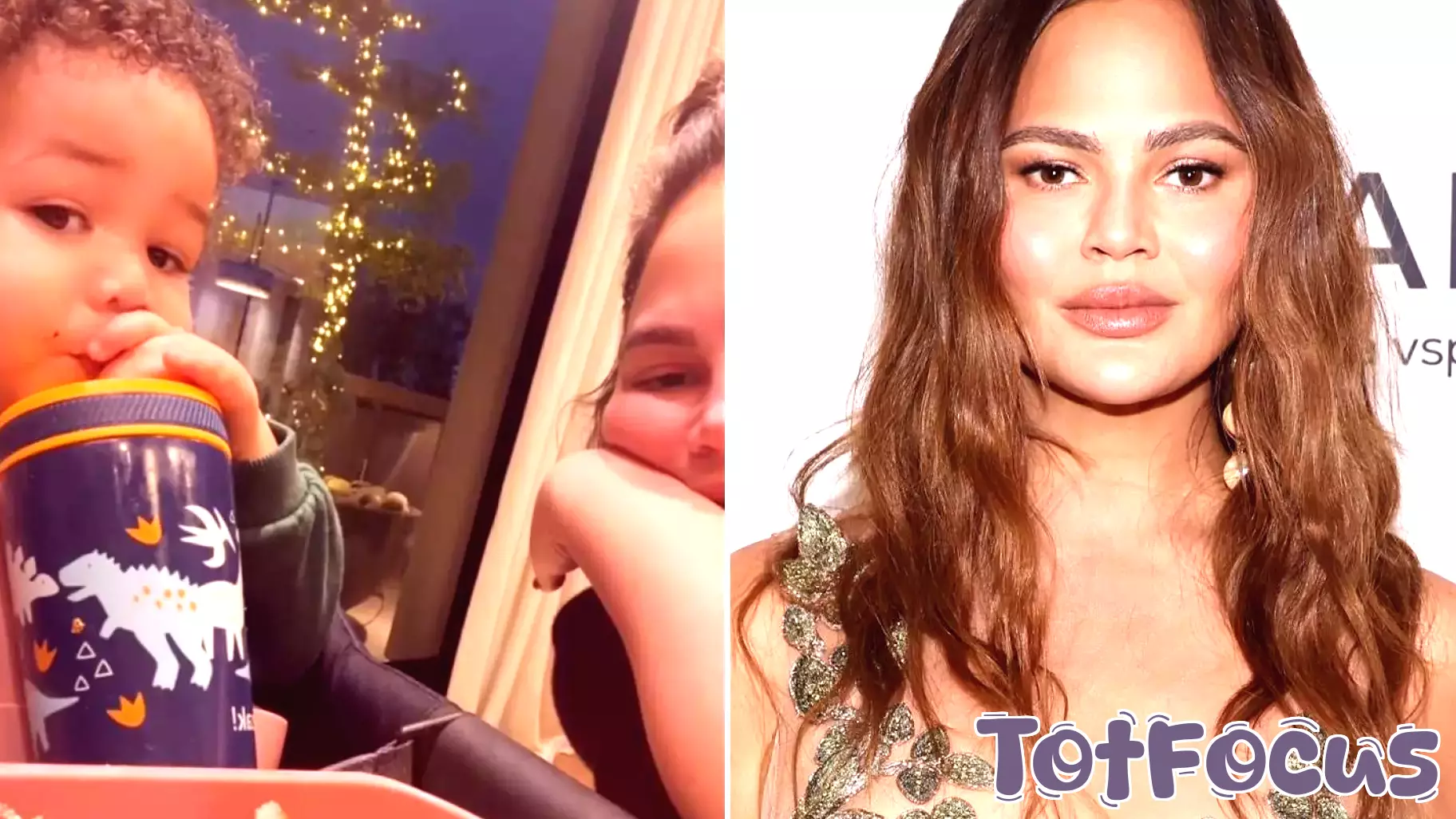 Chrissy Teigen Captures a Common Parenting Struggle with Her Kids