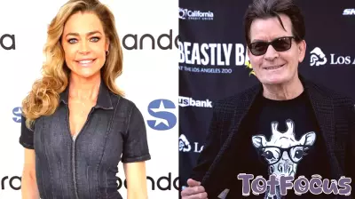 Denise Richards Discusses Co-Parenting with Charlie Sheen on Radio Andy